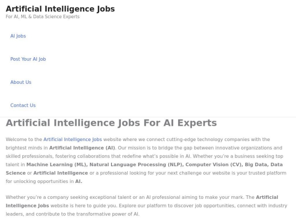 artificialintelligencejobs.net