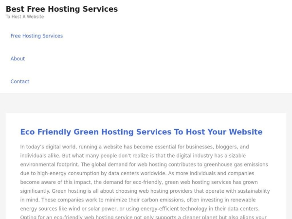 bestfreehosting.uk