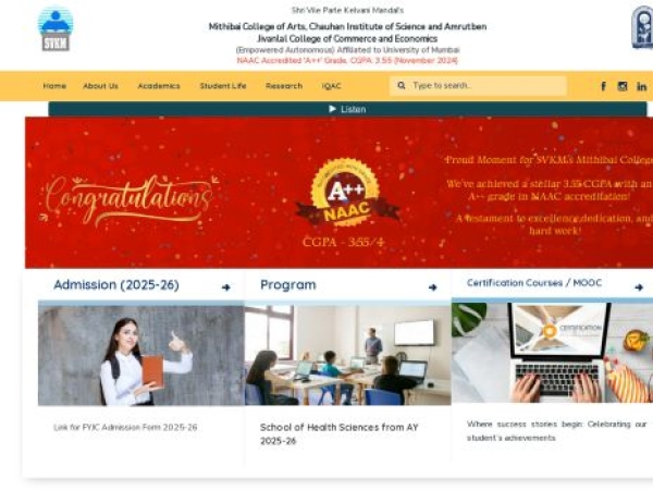 mithibai.ac.in